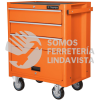 12066 GAMO-4090 GABINETE METALICO MOVIL 4 CAJONES CAPACIDAD 90 KG TRUPER