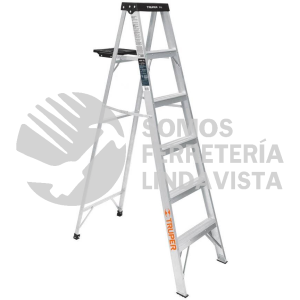 16743 EST-35 ESCALERA DE TIJERA TIPO III 5 ESCALONES Y BANDEJA TRUPER