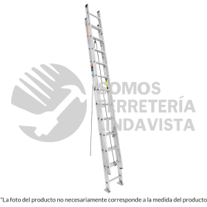 16758 ESE-220 ESCALERA DE EXTENSION TIPO II 20 PELDAÑOS TRUPER