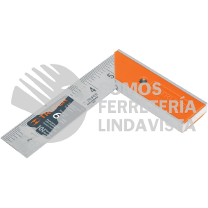 14370 EC-6 ESCUADRA 6" PARA CARPINTERO CON MANGO 100% DE ALUMINIO TRUPER