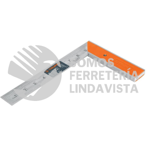 14374 EC-10 ESCUADRA 10" PARA CARPINTERO CON MANGO 100% DE ALUMINIO TRUPER
