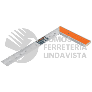 14376 EC-12 ESCUADRA 12" PARA CARPINTERO CON MANGO 100% DE ALUMINIO TRUPER