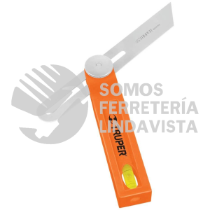 14382 EFT-8 ESCUADRA FALSA D/ACERO INOXIDABLE 19CM / 6" CON MANGO DE ABS TRUPER