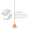 19678 EM-15 ESCOBA METALICA PARA JARDIN CABEZA CURVA 15 DIENTES TRUPER