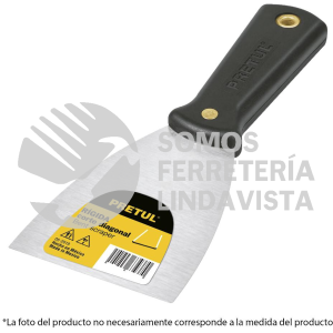 21522 E-2R ESPATULA RIGIDA 2" CON MANGO DE PLASTICO PRETUL