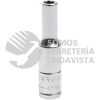 4706L DADO LARGO CUADRO DE 1/4", 6 PUNTAS, EN PULGADAS, 3/16" URREA
