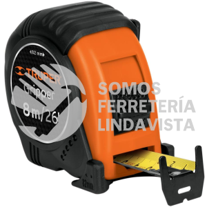 15389 FH-8ME FLEXOMETRO CONTRA IMPACTOS 8 M CINTA 25 MM GRAD. METRICA TRUPER