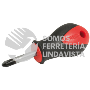 8671 DESTORNILLADOR CON MANGO BIMATERIAL, PUNTA PHILLIPS TIPO TROMPO BARRA REDONDA #2 X 1-3/8" URREA