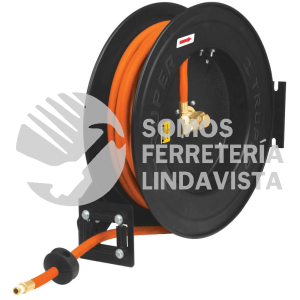 10388 CAMAI-15 ROLLO DE 15 M DE MANGUERA 3/8" DE HULE CON CARRETE RETRACTIL TRUPER