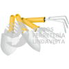 21708 JJ-4P JUEGO DE 4 HERRAMIENTAS DE 5" PARA JARDIN PRETUL