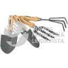 15030 JJ-4 JUEGO DE 4 HERRAMIENTAS DE 6" PARA JARDIN TRUPER