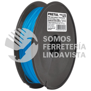 27060 HIPE-30 CARRETE CON 100 M DE HILO PARA PESCA AZUL CALIBRE 0.30 MM PRETUL