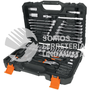 17090 SET-124 JUEGO DE 119 HERRAMIENTAS 1/4" Y 3/8" MIXTAS PARA MECANICO TRUPER