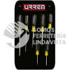 9400A JUEGO DE 7 DESTORNILLADORES CON MANGO CUSHION GRIP, COMBINADOS URREA