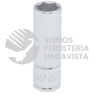 4710L DADO LARGO CUADRO DE 1/4", 6 PUNTAS, EN PULGADAS, 5/16" URREA