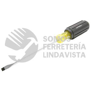 9410 DESTORNILLADOR CON MANGO CUSHION GRIP, PUNTA PLANA BARRA REDONDA 3/8" X 10" URREA