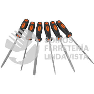 15240 LIJO-6X LIMAS PARA JOYERO 6 PIEZAS CON MANGO TRUPER