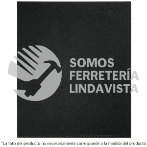 11602 LIME-80 LIJA DE ESMERIL NEGRA GRANO 80 DE OXIDO DE ALUMINIO TRUPER