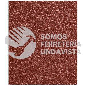11640 LIMER-36 LIJA DE ESMERIL ROJA GRANO 36 DE OXIDO DE ALUMINIO TRUPER