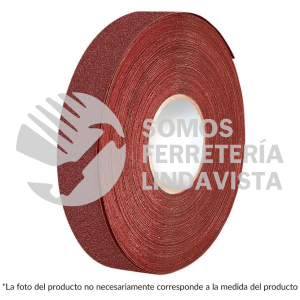 11661 LIPL-100-1-1/2X45 ROLLO DE 45 M DE LIJA PARA PLOMERO GRANO 100 ANCHO 1-1/2" TRUPER