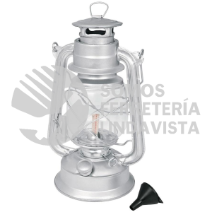 22324 LAPE-12P LAMPARA DE PETROLEO COLOR PLATA 12" PRETUL