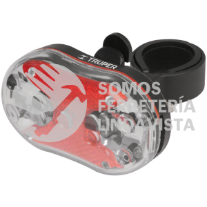 16797 LIBI-9T LINTERNA TRASERA PARA BICICLETA 9 LEDS CON 2 PILAS AAA TRUPER