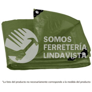 16377 LT-56X LONA USO RUDO VERDE OLIVO 5 X 6 M TRUPER
