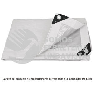 23773 LP-45B LONA 4 X 5 M BLANCA PRETUL