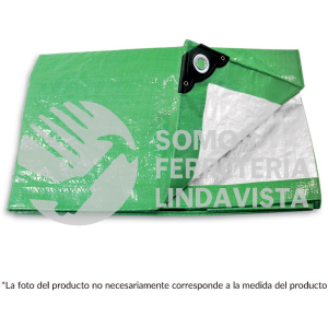 23750 LP-45V LONA 4 X 5 M VERDE PRETUL