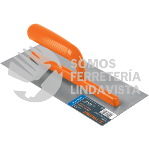 15412 LLP-6L LLANA CANTO RECTO 11" 6 REMACHES MANGO DE PLASTICO TRUPER