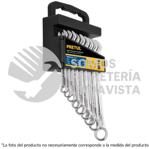 21994 J-209P JUEGO DE 9 LLAVES COMBINADAS STD PRETUL