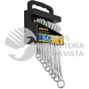 21995 J-209M JUEGO DE 9 LLAVES COMBINADAS MM PRETUL