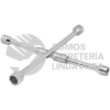 15484 LLCR-14X LLAVE DE CRUZ 14" PLEGABLE PULIDA Y CROMADA TRUPER