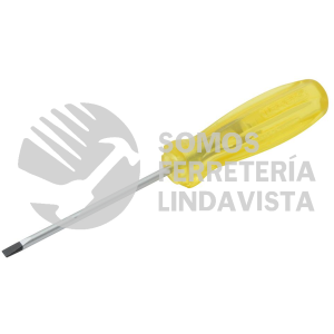 9623 DESTORNILLADOR CON MANGO AMBAR, PUNTA CABINET BARRA REDONDA 1/8" X 3" URREA