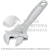 15508 PET-12C LLAVE AJUSTABLE (PERICO) 12" PROFESIONAL CROMADA TRUPER