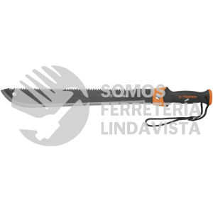 15893 MACH-18 MACHETE DOBLE FILO 18" CON CORREA FUNDA DE CARTON TRUPER
