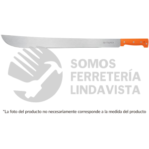 15889 T-460-26P MACHETE ESTANDAR 26" CACHA NARANJA REMACHADA TRUPER