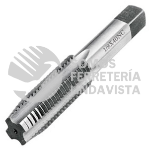 11421 MT-9/16X12 MACHUELO SEMICONICO 9/16"X12 UNC ESTUCHE INDIVIDUAL TRUPER