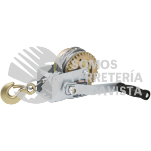 14719 MAW-27C MALACATE DE MANIVELA 300 KG CON CABLE TRUPER