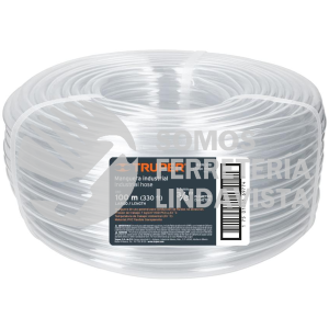 19867 MAN-3/8I METRO DE MANGUERA 3/8" INDUSTRIAL EN ROLLO DE 100 M TRUPER