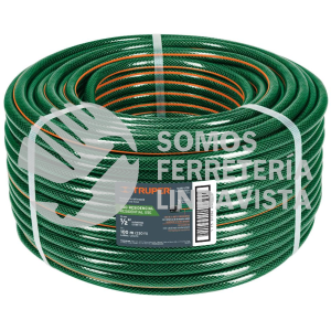19857 MAN-1/2R METRO DE MANGUERA 1/2" 3 CAPAS EN ROLLO DE 100 M TRUPER