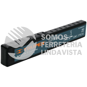 16919 CU-CANT-6X-2 CAJA CON 3 CUCHILLAS HSS PARA CANTEADORA CANT-6X2 TRUPER
