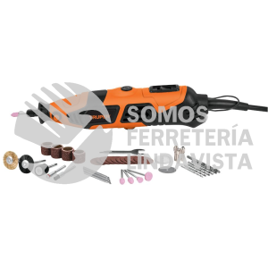 17449 MOTO-A2 HERRAMIENTA ROTATIVA PROFESIONAL 150 W CON 97 ACCESORIOS TRUPER