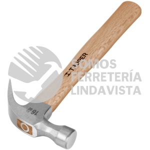 16752 MA-16 MARTILLO PULIDO 16 OZ UÑA CURVA MANGO MADERA TRUPER