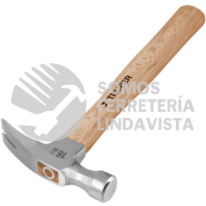 16754 42430 MARTILLO PULIDO 16 OZ UÑA RECTA MANGO MADERA TRUPER