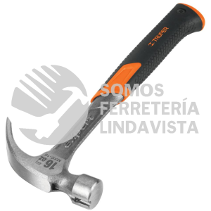 17856 MXC-16 MARTILLO FORJADO 16 OZ UÑA CURVA MANGO CON NEOPRENO TRUPER
