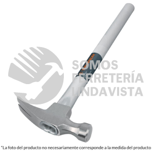 16703 MTR-20 MARTILLO TUBULAR PULIDO 20 OZ UÑA RECTA TRUPER