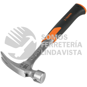 17857 MXR-16 MARTILLO FORJADO 16 OZ UÑA RECTA MANGO CON NEOPRENO TRUPER