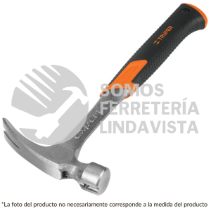 16821 MXR-20 MARTILLO FORJADO 20 OZ UÑA RECTA MANGO CON NEOPRENO TRUPER