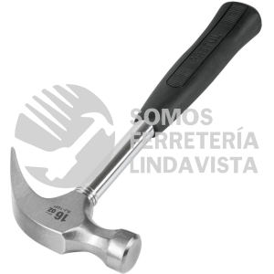 22270 SJ-16P MARTILLO PULIDO 16 OZ UÑA CURVA MANGO TUBULAR PRETUL
